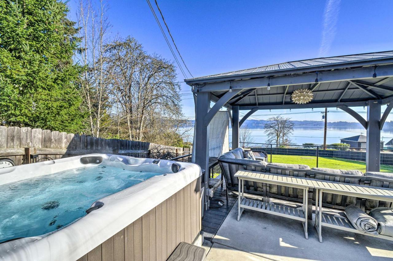 Puget Sound Cabin With Hot Tub And Water Views! Bremerton Luaran gambar