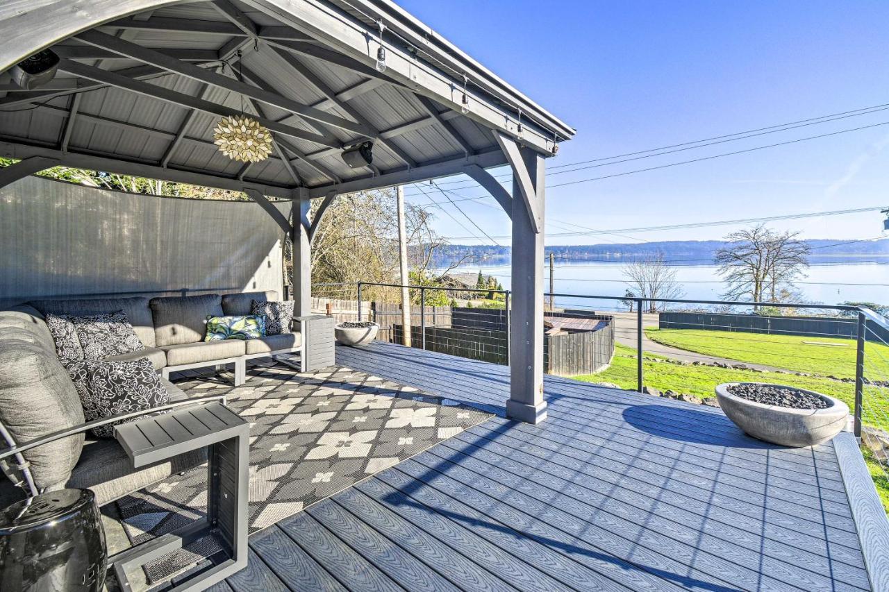 Puget Sound Cabin With Hot Tub And Water Views! Bremerton Luaran gambar